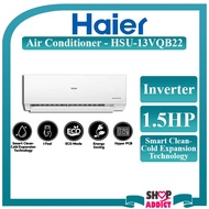 HAIER INVERTER SERIES Air Conditioner HSU-13VQB22 1.5HP Energy Saving Aircond