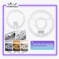 K2 VIVIDWAYS LED PANEL BULB/LED MAGNET LIGHT MODULE 48W 120W 3 COLOR