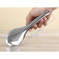 (LONG-HANDED Stainless Steel Rice Scoop) Rice scoop, thick stainless steel soup scoop 【P FHT】