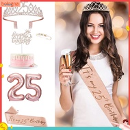 {bologna}  5Pcs/Set 10th 15th 25th 30th 40th 50th 60th Birthday Decoration Sweet Rhinestones Balloon