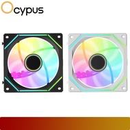 OCYPUS Gamma F12 UNI REVERSE BLADE ARGB | 120mm ARGB PWM UNI Fan with MirrorINFINITY