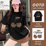 (24 Hours Delivery) Angle Official Women's Short-Sleeved Shirt New Korean Style T-Shirt Beautiful Pa