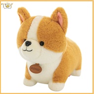 deveodo 25/40cm Corgi Plush Toy Soft Cute Animal Doll Accompany And Comfort Hugging Pillow Short Leg