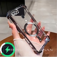 Suitable for OPPO A5S A12 A7 F9 F9 PRO F7 phone case CD pattern magnetic suction ring TPU anti drop 