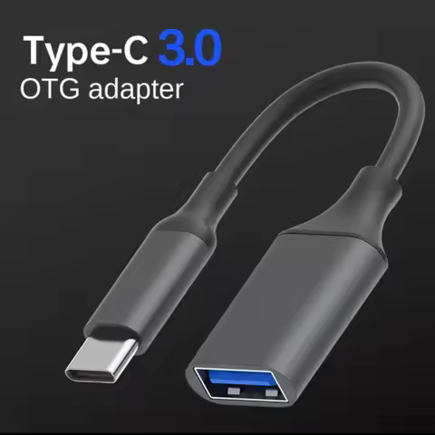 OTG Type C Cable Adapter USB to Type C Adapter Connector for Xiaomi Samsung S20 Huawei OTG Data Cabl