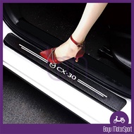 Mazda CX30 CX-30 DM 2019-2025 Door Step Sticker Carbon Protector Fit Mazda CX30 CX-30 DM BAYU Motors