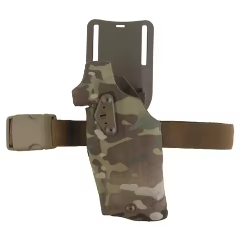 Left hand Tactical Pistol Glock 17 Holster For X300U-A Flashlight Quick Release Hunting Combat Airso
