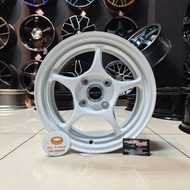 [4PCS] New Sport Rim 15inch Enkei RPO1 15X7JJ ET35 5H114.3 WHITE