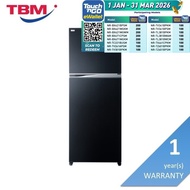 [Klang Valley Delivery Only] Panasonic NR-TX461CPKM 2 Doors Fridge AI Econavi Inverter G450L Black