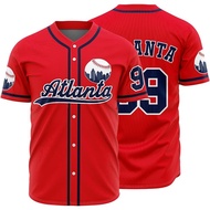 Men's 99 Baseball Jersey 90s Hip Hop Button Baseball Jersey Suitable for Party Sewing