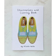 ZINE Nakamisa Ko 插畫集與塗色書