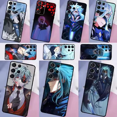 Il Dottore Genshin Impact Case For Samsung Galaxy S23 S20 FE S21 FE S22 Ultra S8 S9 S10 Plus Note 10