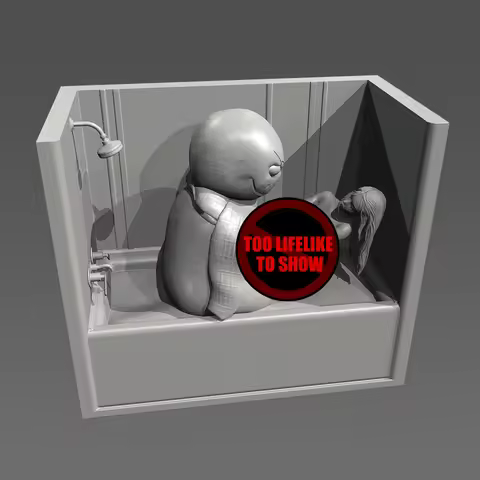 Overall heights 50mm 75mm Resin model kit snowman and beautiful woman self assemble and color TD-755