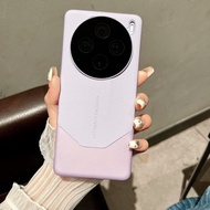 Ốp Lưng Điện Thoại Porsche Design Siêu Mỏng Bằng Da Mờ Chống Rơi Cho Vivo X100S X200 pro Ultra X200