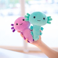 SHANLIN 20cm Axolotl Plush Toy, Salamander Fluffy Axolotl Stuffed Animals Plushie Doll, Cute Stuffed