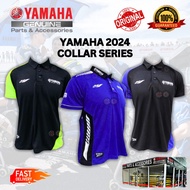 YAMAHA T-SHIRT SMART WEAR MOTOGP 2024 COLLAR SERIES ( Baju Yamaha Racing MotoGP Collar Tee Terbaru 2