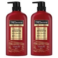 ( 2 ขวด) TRESemme Keratin Smooth Red Shampoo 380 ML. เทรซาเม่ เคราติน สมูท สีแดงสูตรใหม่ ผมเรียบลื่น ลดผมชี้ฟู แชมพู 380 มล.(เพจเกจใหม่ล่าสุด)