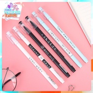 TTT Japanese Accent Pen Work Stationery Mechanical Gel Ink Pen Pointed Tip Gel Pen 0.5mm Black Ballp