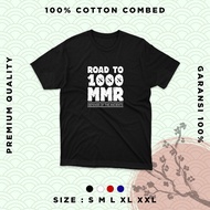PRIA T-shirt DISTRO Writing ROAD TO 1000mmr DOTA 2t SHIRT ORIGINAL ORI Women Men Girls Boys Cool DOT