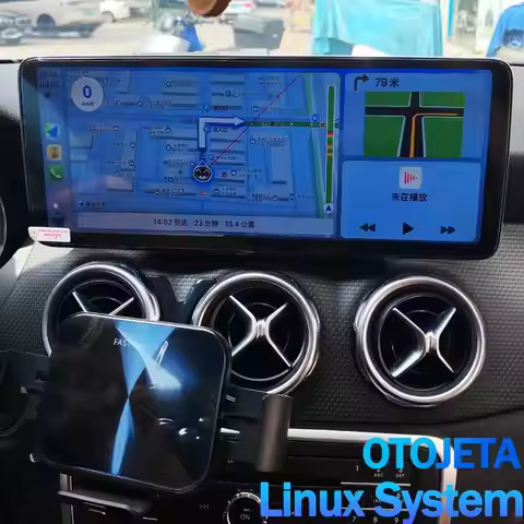 12.8Inch Linux System For Mercedes Benz A W176 CLA C117 X117 GLA X156 2013-2018 Car Radio Android Au
