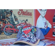 Trucker Hat Men 's Hats Ed Hardy Unisex One Size Gray Plaid