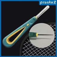 [Prasku2] Badminton Racket Stringing Straight Awl Stringing Machine Tools PU Leather Shoes Repair Tennis Racket Awl for Tennis Sports