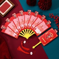 2026 Year Of The Horse Fan Red Envelope New New Year Year's Creativity Personalized Spring P4s1