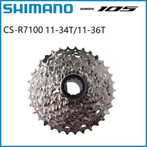 SHIMANO 105 CS-R7100 11-34T 11-36T 12Speed Road Bike Bicycle R7100 Cassette Sprocket HG Original Gen
