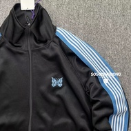 NEEDLES×417EDIFICE 曼城配色 track jacket 拉链运动夹克