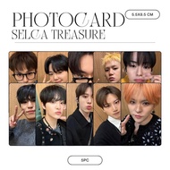 PHOTOCARD TREASURE SELCA LAST NIGHT (ISI 5 PCS + LAMINASI 2 SISI) TANDA TANGAN TTD KPOP CARDS IDOL K