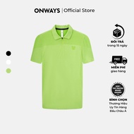 ONWAYS Áo Thun Thể Thao Nam Polo Không Đường May Hạn Chế Ma Sát Nhanh Khô Kháng Khuẩn SEW-FREE ZIPPE