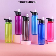 TONFASHION 750ml Water Bottles Sport Leakproof Gym Food Degree Plastic