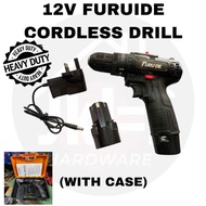 (HEAVY DUTY) 12V FURUIDE CORDLESS DRILL