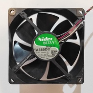 Fan Kipas High Speed 3200rpm Nidec Beta V TA350DC 12V 0.27A 3kabel 9cm 2,5cm Sleeve Bearing Made In 
