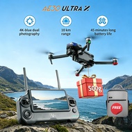 Professional Drone AE30 Utral : With 3 - Axis Gimbal, 10KM Flight, Inbox Airdrop Fish Drone, 48Min E