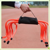 TAMAYO Football Hurdle, Speed Agility Training Equipment 15/23cm Hurdle Ladder, Safety Portable Adju