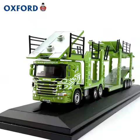 OXFORD 1:76 Scale Diecast Alloy Scania EVO6 Transport Vehicle Toys Cars Model Classics Adult Gifts S