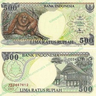 uang kuno 500 rupiah 1992 unc
