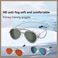 MXFASHION Full-View Swim Goggles, Leak Proof Adjustable Silicone Anti-Fog Swim Goggles, Full-View Fu