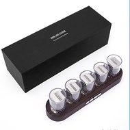 ไฟ RGB สีสันสดใส LED Nixie Tube Clock สําหรับตกแต่งเดสก์ท็อปห้องเกม มาพร้อมกับกล่องของขวัญสุดหรู