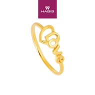 HABIB 916/22K Yellow Gold Ring (Love) R1090523