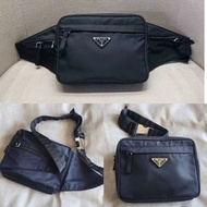 9新 二手 Preloved Prada belt bag 腰包