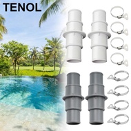 TENOL 2-piece Pool Hose Connector Coupling for Maintenance of Above-ground Pools, Practical 1-1/4 In