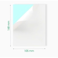 Self-adhesive blue base decal printing paper A6 10x15cm, A6 printing decal paper, A6 stamp decal, St