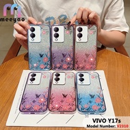 Case VIVO Y17s Soft Floral Phone Cover Blink Casing For VIVO V2310 Y17S