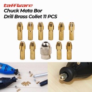 MATA Chuck Drill Bit Brass Collet 11 PCS super sharp Drill bit, Drill bit tool, lighter Drill bit to