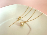 天然海水珍珠 南洋金珠 18K金 項鏈