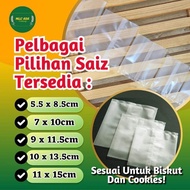 (100PCS+-) FROSTED Biscuit/Cookies Packaging Bag Bakeri Baget Wholesale Cookies Bag