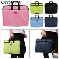 KATAKAN File Folder Zipper Canvas Big Capacity Waterproof Durable Handbag