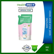 WATSONS Goat Milk Cream Body Wash Refill 900 ML EXPIRY:12/27